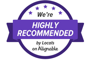 We're Highly Recommended by Locals on Alignable